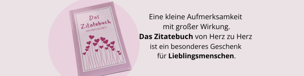 Das Zitatebuch von Herz zu Herz