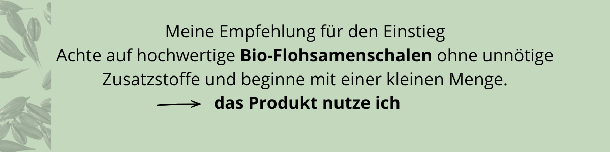 Flohsamenschalen Blähbauch Wechseljahre natürlich unterstützen