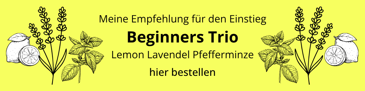 Beginners Trio doterra Ätherische Öle Basis Lemon Lavendel Pfefferminze