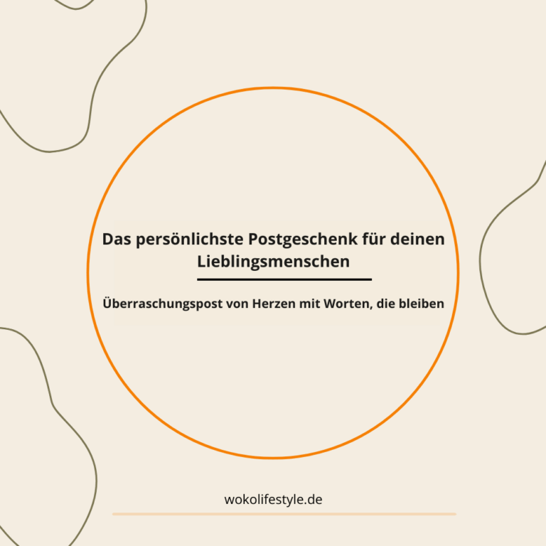 Das persönlichste Postgeschenk für deinen Lieblingsmenschen