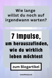 Du spürst, dass etwas in deinem Leben nicht mehr richtig passt? Dieser Blogartikel lädt dich dazu ein, ehrlich hinzuschauen: Was passiert, wenn du nichts veränderst? Mit 7 Impulsen für mehr Klarheit, neue Entscheidungen und einen bewussten Neuanfang in der Lebensmitte.
