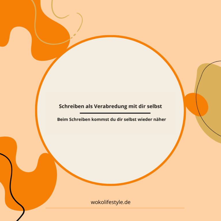 Beim Schreiben kommst du dir selbst wieder näher